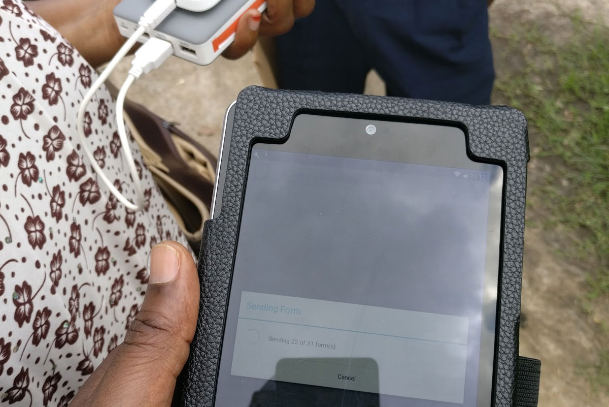 ODK field data upload